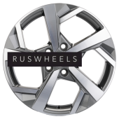 Диски Khomen Wheels 7x17/5x114,3 ET45 D66,1 KHW1712 (Teana/X-Trail) Gray-FP Диски Khomen Wheels 7x17/5x114,3 ET45 D66,1 KHW1712 (Teana/X-Trail) Gray-FP