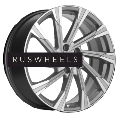Диски Khomen Wheels 7,5x19/5x112 ET43 D57,1 KHW1901 (Kodiaq/Tiguan) Brilliant Silver-FP