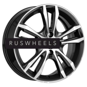 Диски КИК 6x16/5x112 ET40 D66,6 Samara (КС866) Алмаз черный SK Диски КИК 6x16/5x112 ET40 D66,6 Samara (КС866) Алмаз черный SK