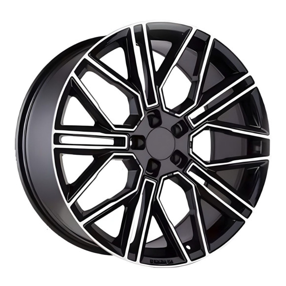 Диски Khomen Wheels 9.5\R21 5*120 ET45.5 d62.5 Black-FP