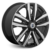 Диски КиК 8,0\R18 5*150 ET56 d110.1 Алмаз черный
