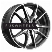 Диски КИК 6,5x16/5x112 ET50 D57,1 Адамар (КС886) Алмаз черный