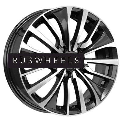 Диски КИК 6,5x17/5x114,3 ET50 D67,1 Flanker (КС1097) Алмаз черный