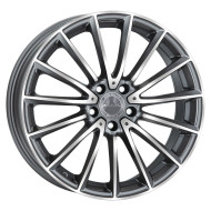 Диски MAK 7.5\R17 5*112 ET48 d66.6 Gun Met-Mirror Face