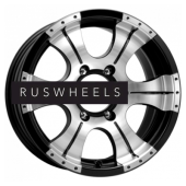 Диски КИК 7x15/5x139,7 ET20 D110,1 Байконур (КС473) Алмаз черный