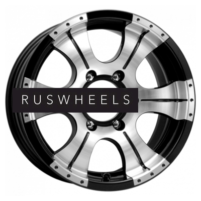 Диски КИК 7x15/5x139,7 ET20 D110,1 Байконур (КС473) Алмаз черный