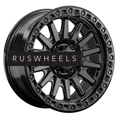 Диски LS FlowForming 9x18/6x139,7 ET15 D106,1 RC90 BK (конус, Колпак+лого)