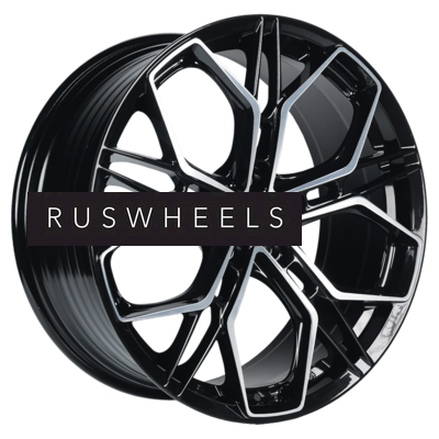 Диски INCH 8,5x20/5x114,3 ET42 D67,1 FA8534 Gloss Black Machined Face (ZJH)